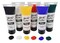 Sax True Flow Premium Acrylic, Assorted Colors, 4 Ounces, Set of 6